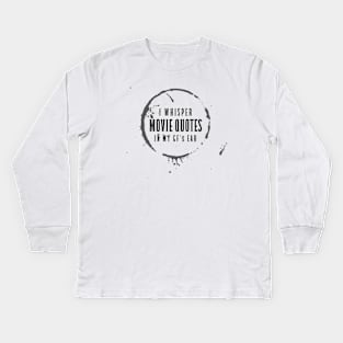 Movie Buff Movie Lover Cinema Kids Long Sleeve T-Shirt